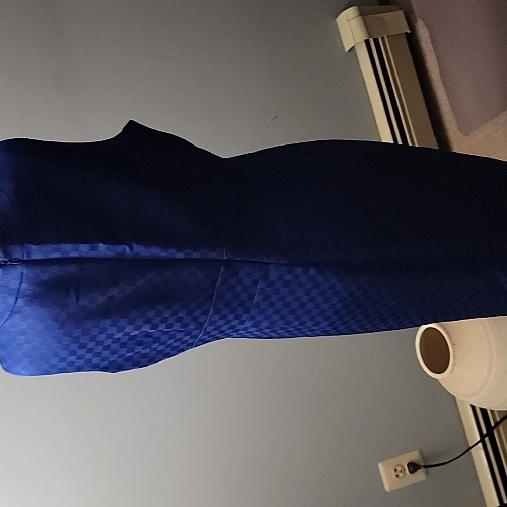 Blue Decorative Pattern Dress - Picture 8 of 8